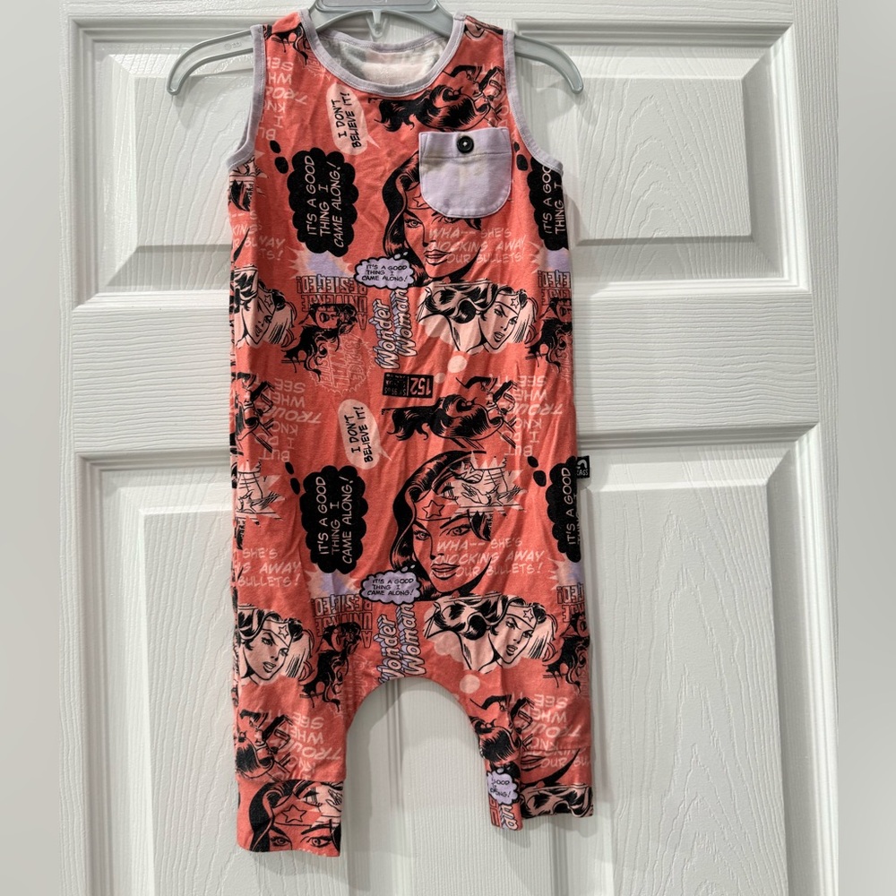 Wonder woman rags romper